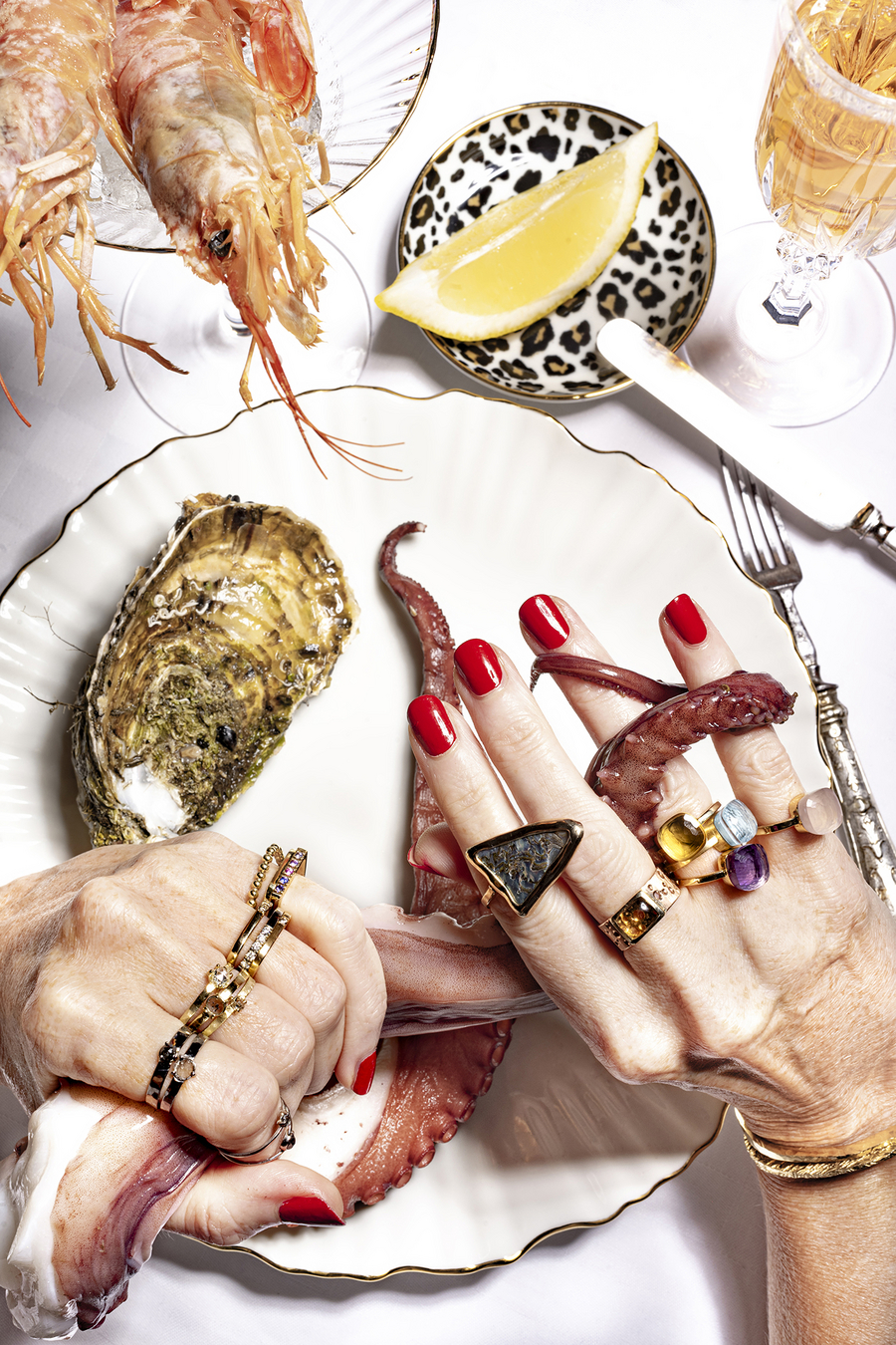 Handgemachter Schmuck fotografiert für Henry Wright Jewelry by Julia Fronik Fashion Photography Wien Vienna Look Models Make up Artist